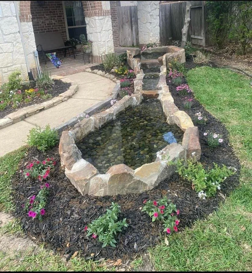 Local outdoor landscaping for outdoor upgrades in Tomball, TX by The Woodlands Custom Landscaping