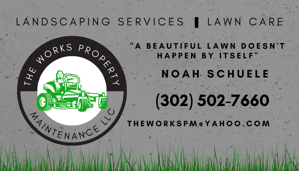 Reliable landscaping services in Middletown, DE by The Works Property Maintenance