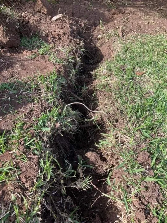 Custom landscape installation in Bangs, TX - The Wright Company