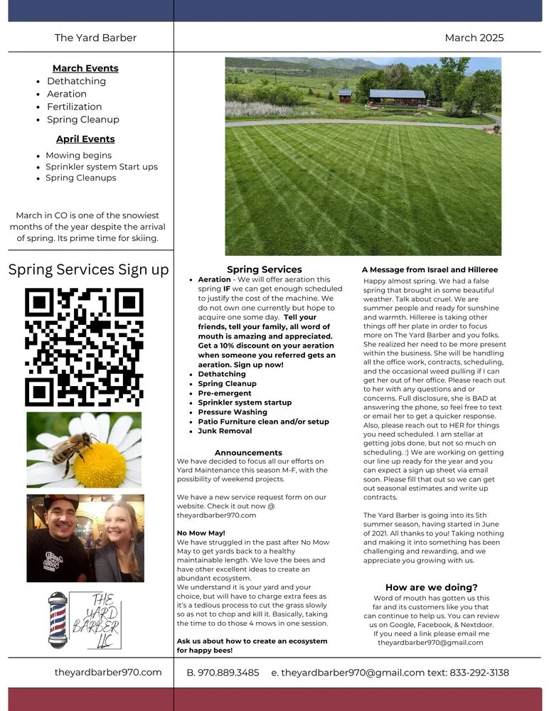 Professional landscape installation for outdoor upgrades in Fort Collins, CO by The Yard Barber