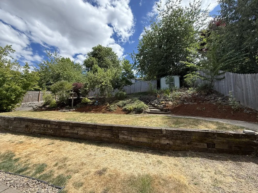 Custom residential landscaping in Silverton, OR by The Yard Bullet