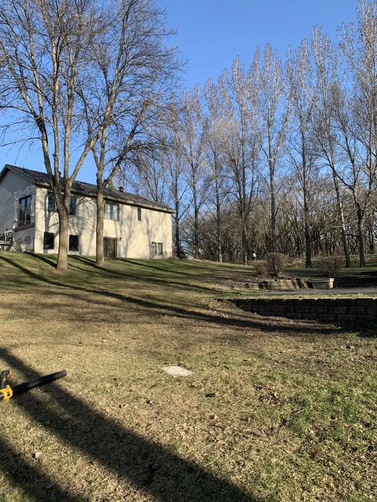 Professional landscape installation in Fergus Falls, MN by The Yard Crew