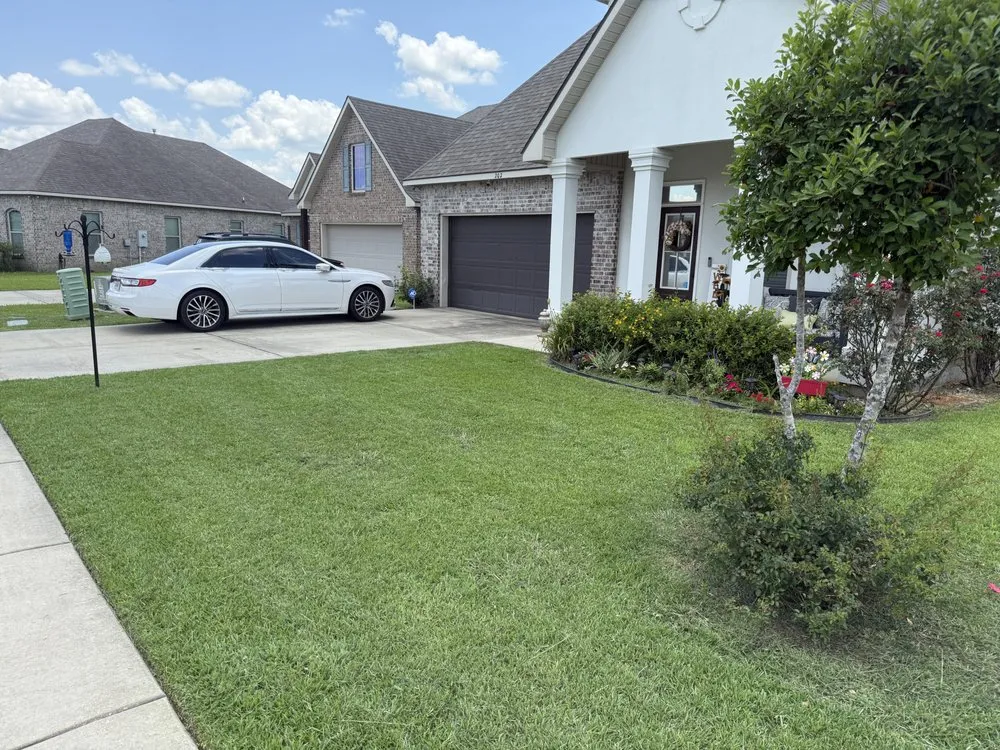 Expert yard maintenance for homes in Youngsville, LA by The Yard Edit