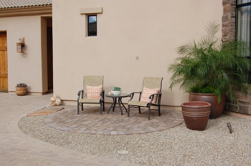 Custom garden landscaping for residential properties in San Tan Valley, AZ by The Yard Experts