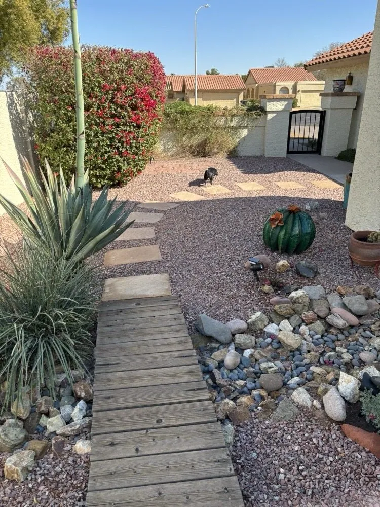 Professional landscape installation for year-round maintenance in San Tan Valley, AZ by The Yard Experts