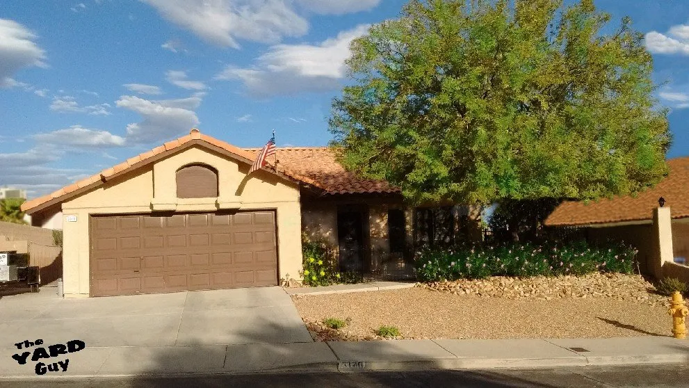 Custom landscape installation in Laughlin, NV - The YARD Guy