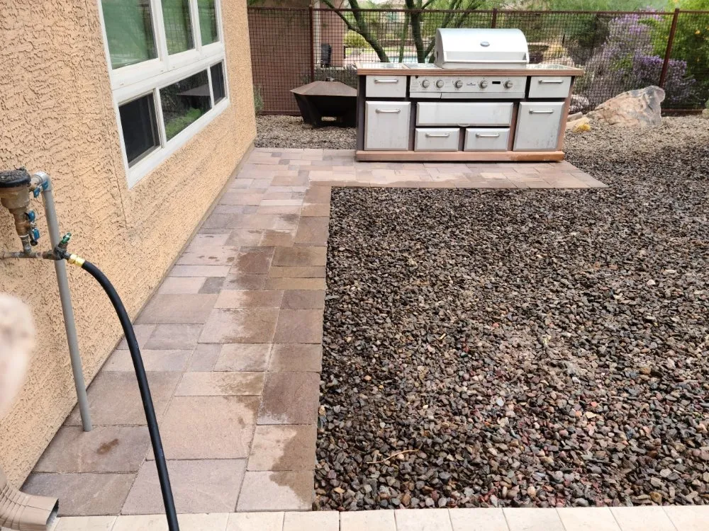 Top-rated lawn mowing service with custom design in Mesa, AZ by The Yard Guys