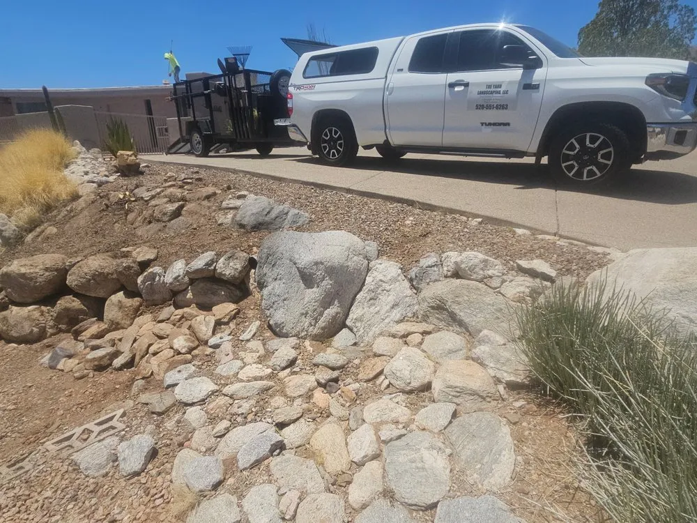 Professional lawn mowing service in Tucson, AZ by The Yard Landscaping