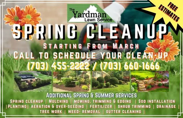 The Yard Man Lawn Service Logo