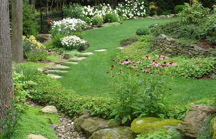 Professional landscape installation for beautiful yards in Roswell, GA by The Yard Post Landscaping