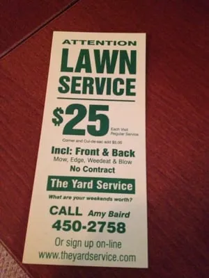 The Yard Service Logo