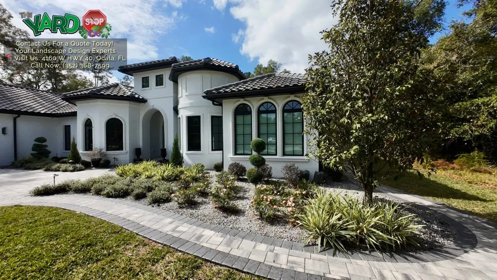 Custom garden landscaping for year-round maintenance in Ocala, FL by The Yard Stop