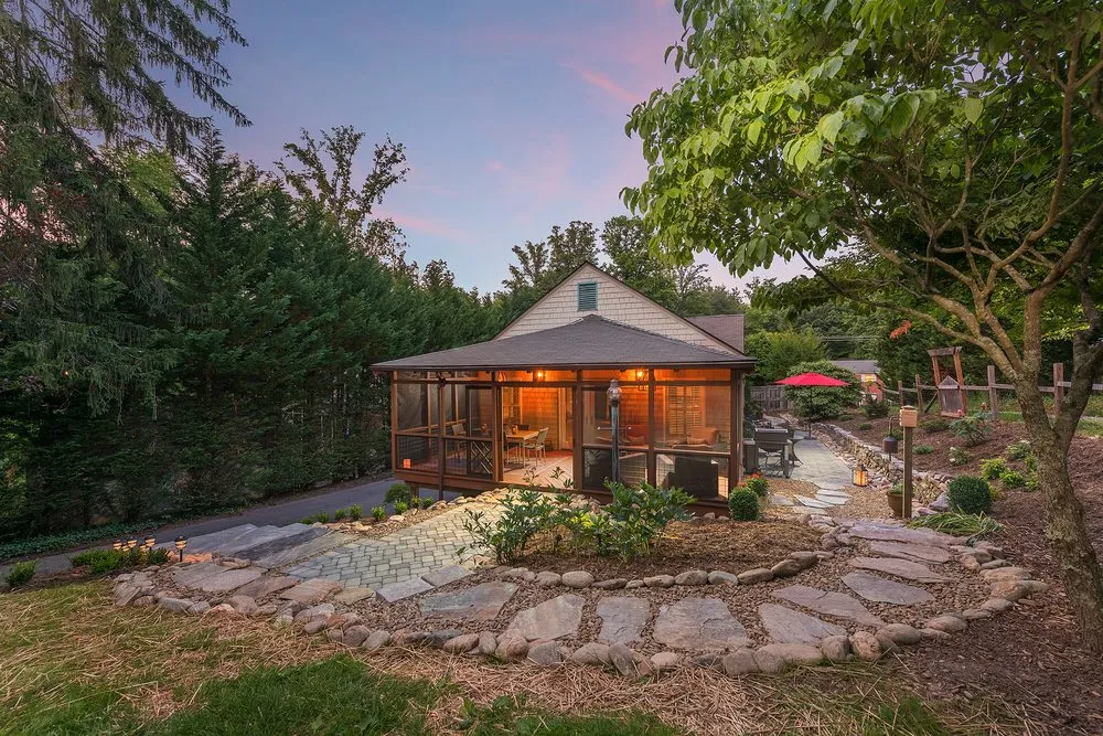 Custom garden landscaping for beautiful yards in Asheville, NC by The YardFathers