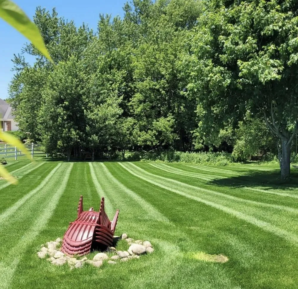 Custom garden landscaping in Madison, WI by The608LawnGuy
