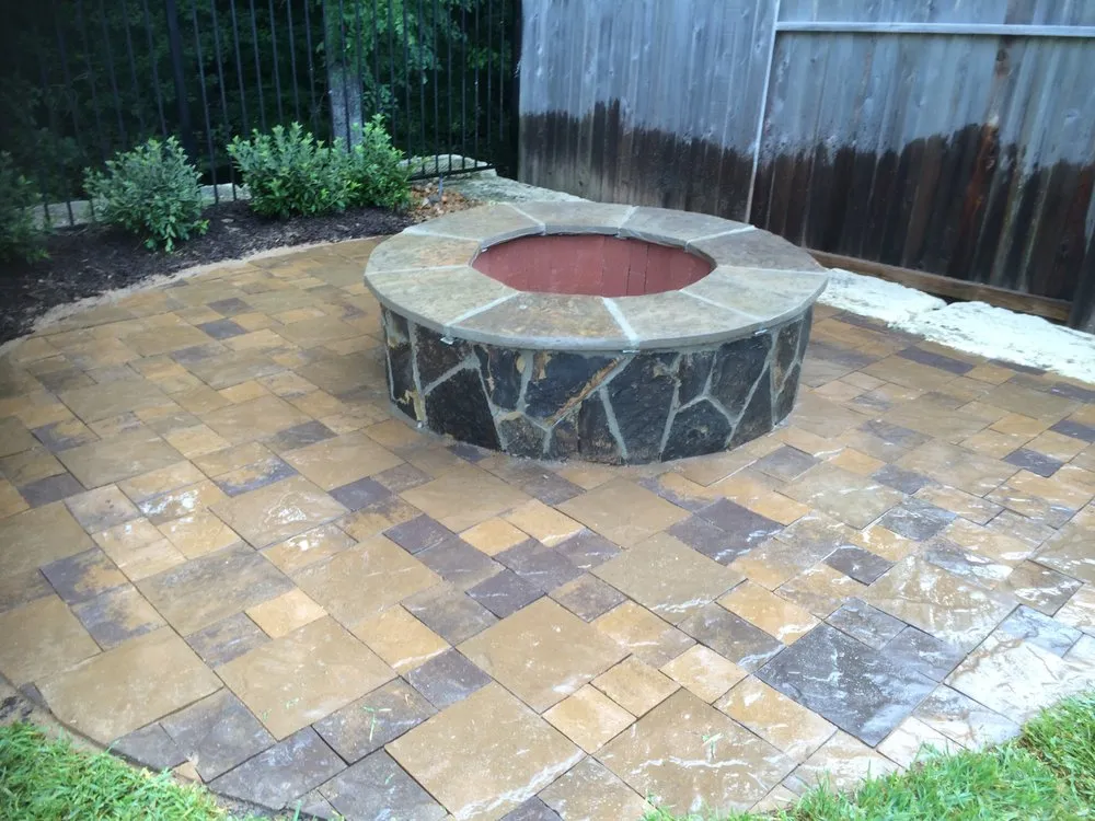 Custom yard cleanup service in Hockley, TX by Theiss Landscape Works