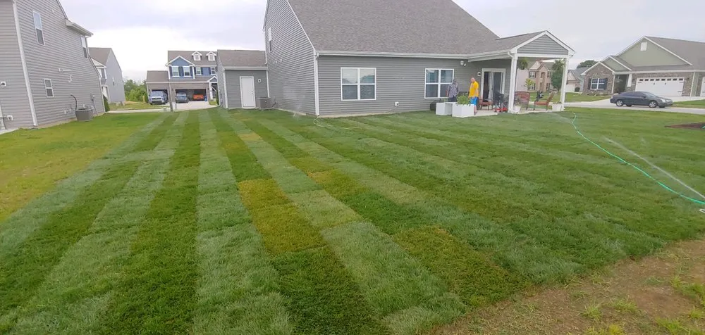 Trusted lawn mowing service in Lawrence, IN by T.Hensley Landscapes