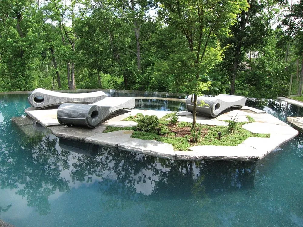 Local residential landscaping for homes in Asheville, NC by Therapeutic Bathworks
