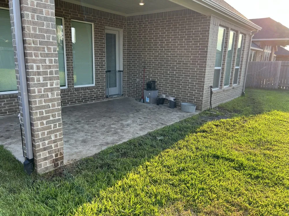 Professional lawn mowing service with custom design in La Porte, TX by TheYard Boy's