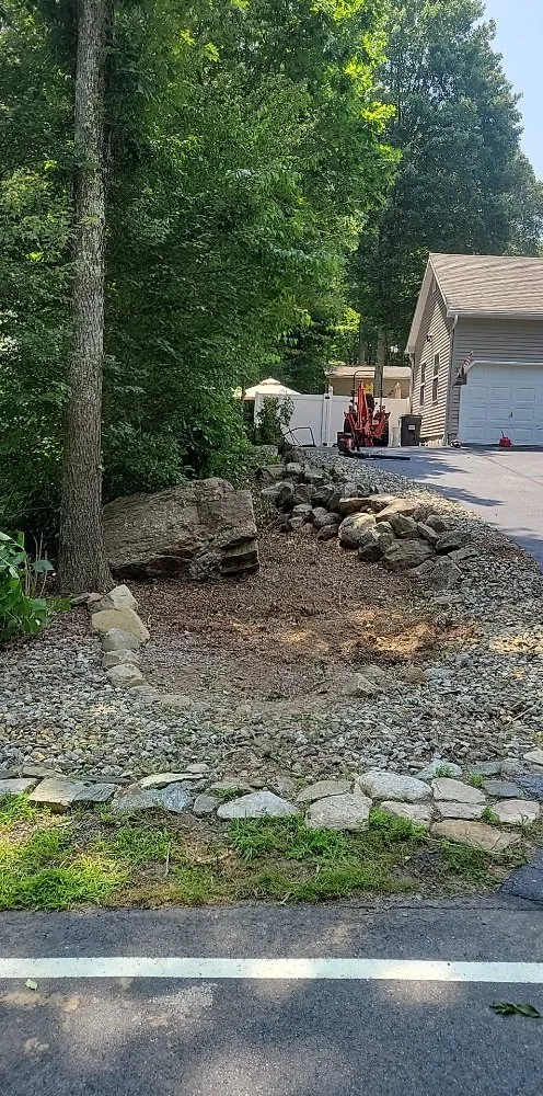 Professional outdoor landscaping in Montville, CT by Thibeault & Sons Property Maintenance