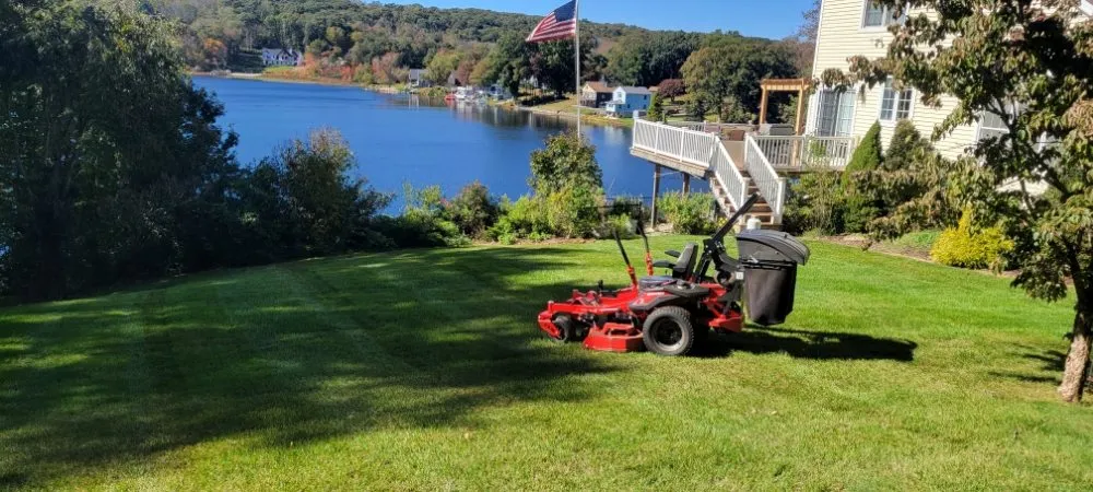 Affordable lawn care service in Montville, CT by Thibeault & Sons Property Maintenance