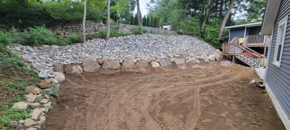 Trusted landscape installation with custom design in Montville, CT by Thibeault & Sons Property Maintenance