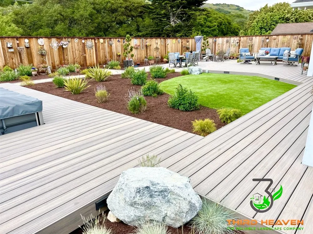 Custom yard maintenance in Sand City, CA by Third Heaven Landscape