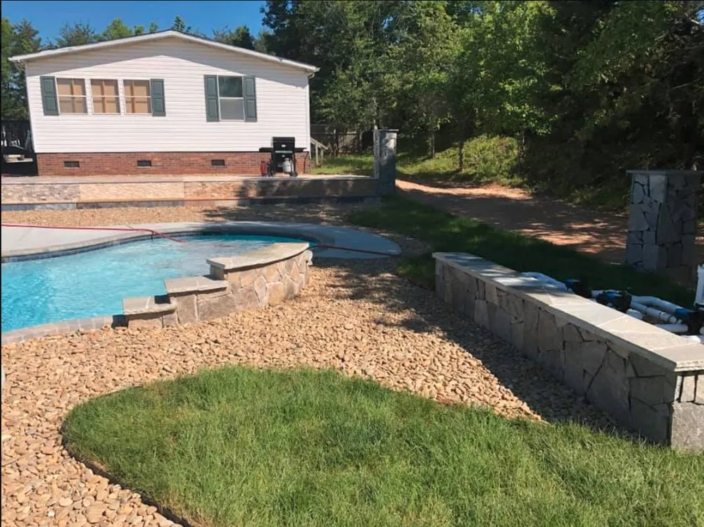 Custom landscape installation for outdoor upgrades across Denver, NC - Thirteen Stripes Landscaping & Lawn Care