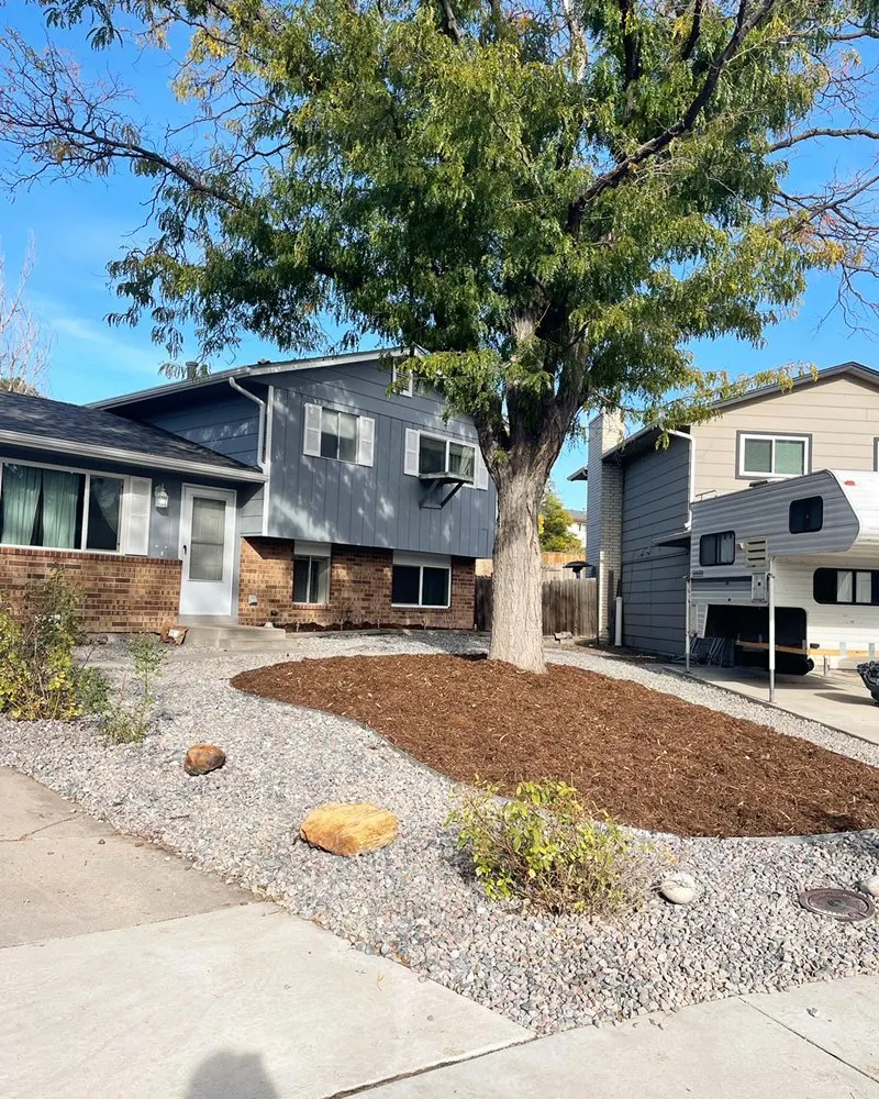 Affordable yard cleanup service with custom design in Aurora, CO by This & That Property Services