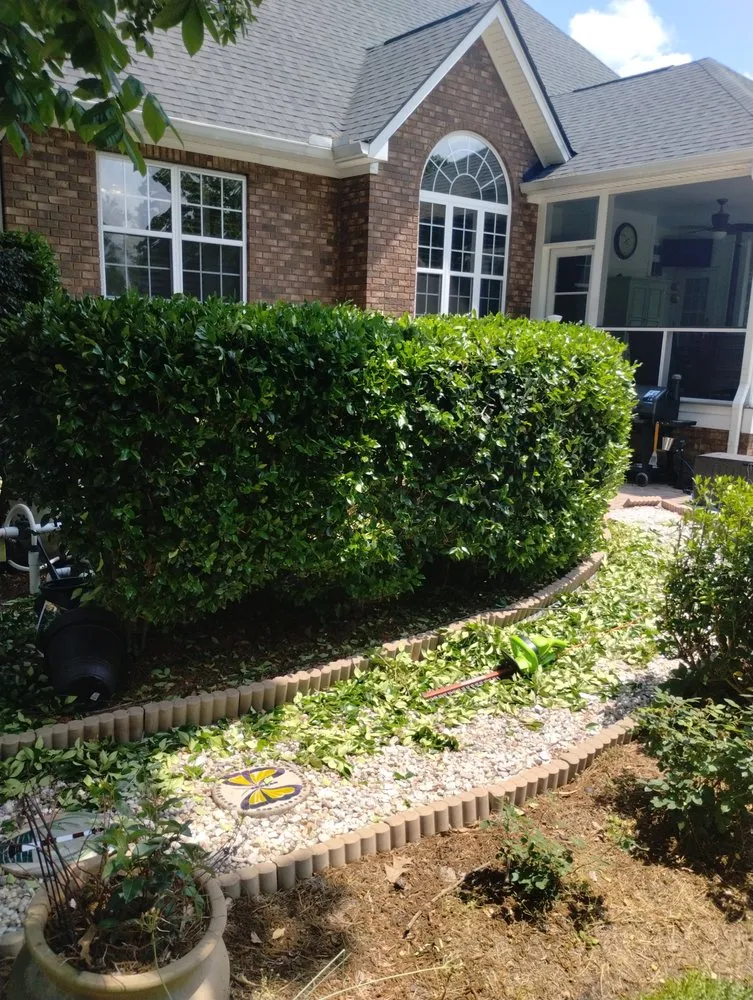 Professional landscape installation in Ladson, SC by This Is How We Do It Yard And Home Maintenance