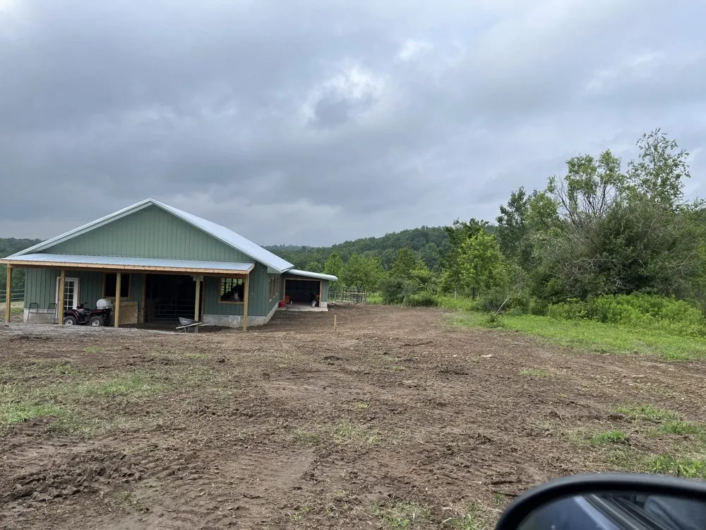 Custom landscape installation in Forest City, PA - Thomas Construction