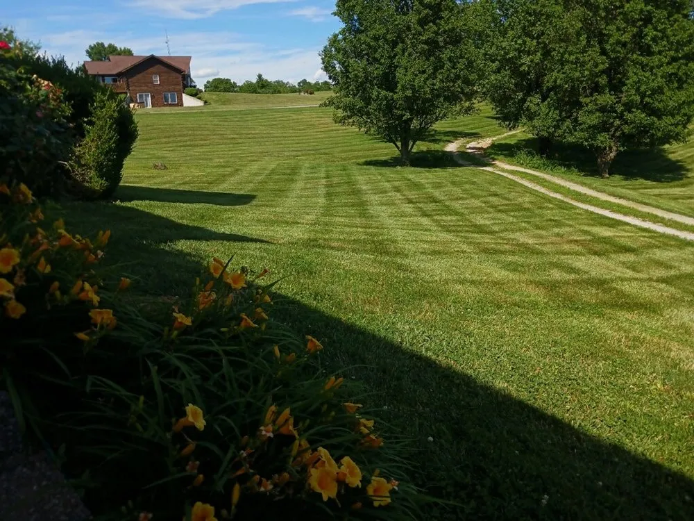 Local landscape installation in New Albany, IN by Thomas Davis Lawn Care