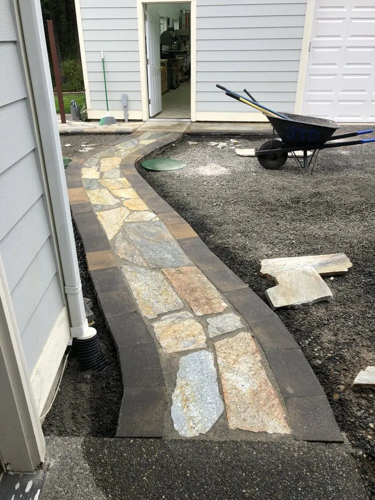 Custom landscaping services with custom design in Chehalis, WA by Thomas Home Services