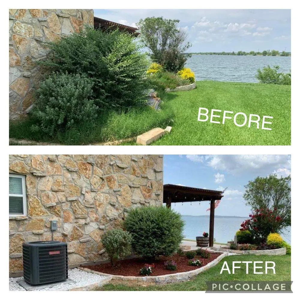 Professional residential landscaping in Alvord, TX by Thomas Landscape