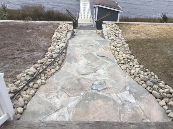 Trusted landscape design with custom design in Newport, NC by Thomas Landscaping and Hardscaping