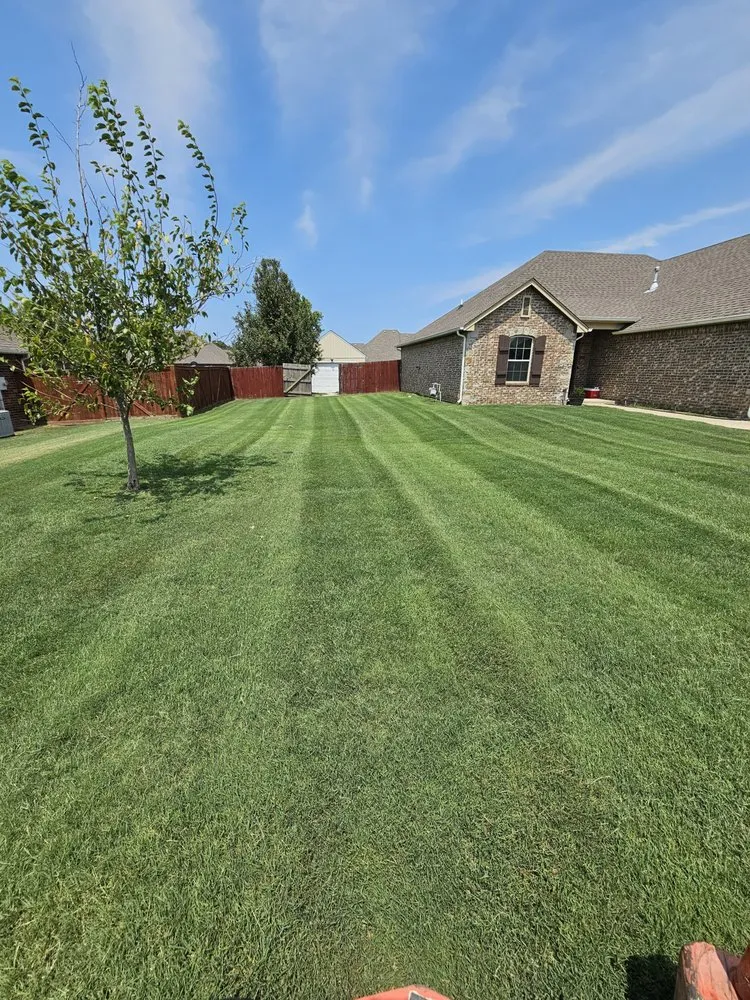 Custom landscape design in Skiatook, OK by Thomas Lawn And Landscape