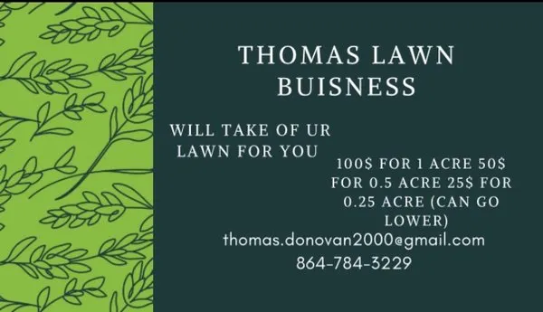 Thomas Lawn Buisness Logo