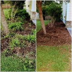 Custom outdoor landscaping in Wilmington, NC by Thomas Lawn Care