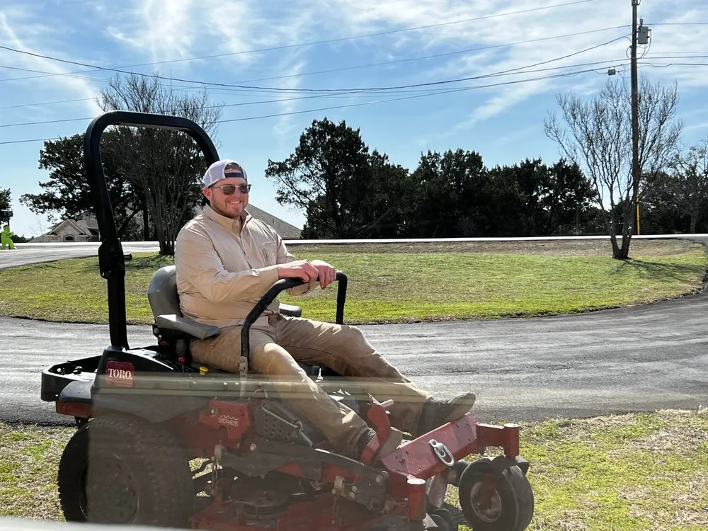 Affordable outdoor landscaping in Granbury, TX by Thomas Scott Landscaping