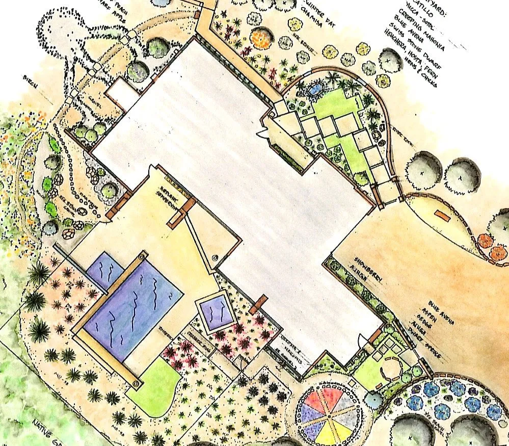 Expert landscape design in Santa Fe, NM by Thomas Williams Design