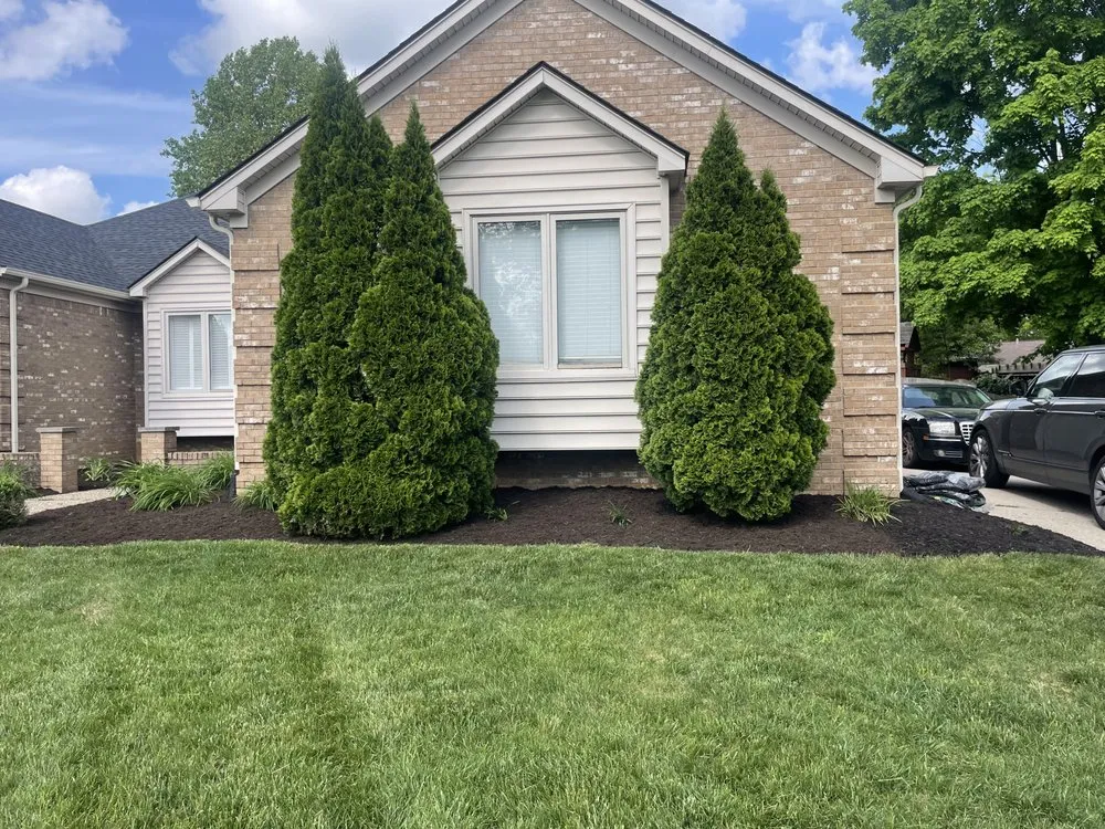 Affordable lawn mowing service for residential properties across Nicholasville, KY - Thompson Landscaping