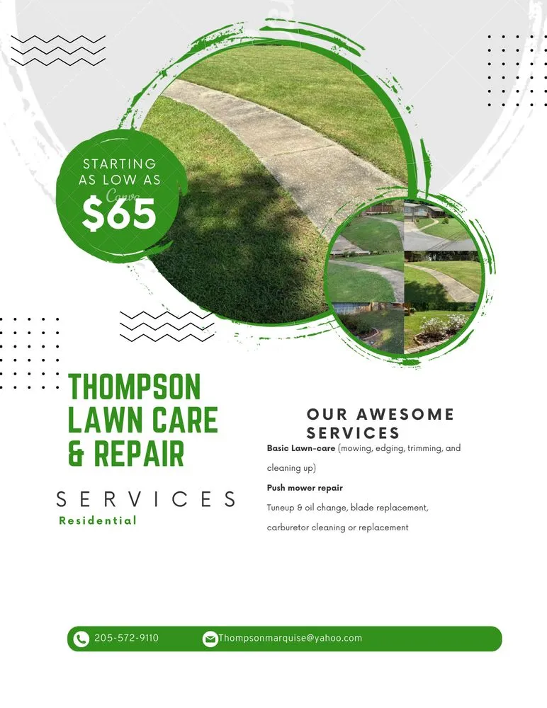 Reliable lawn mowing service in Trussville, AL - Thompson Lawn-Care & Repair Service