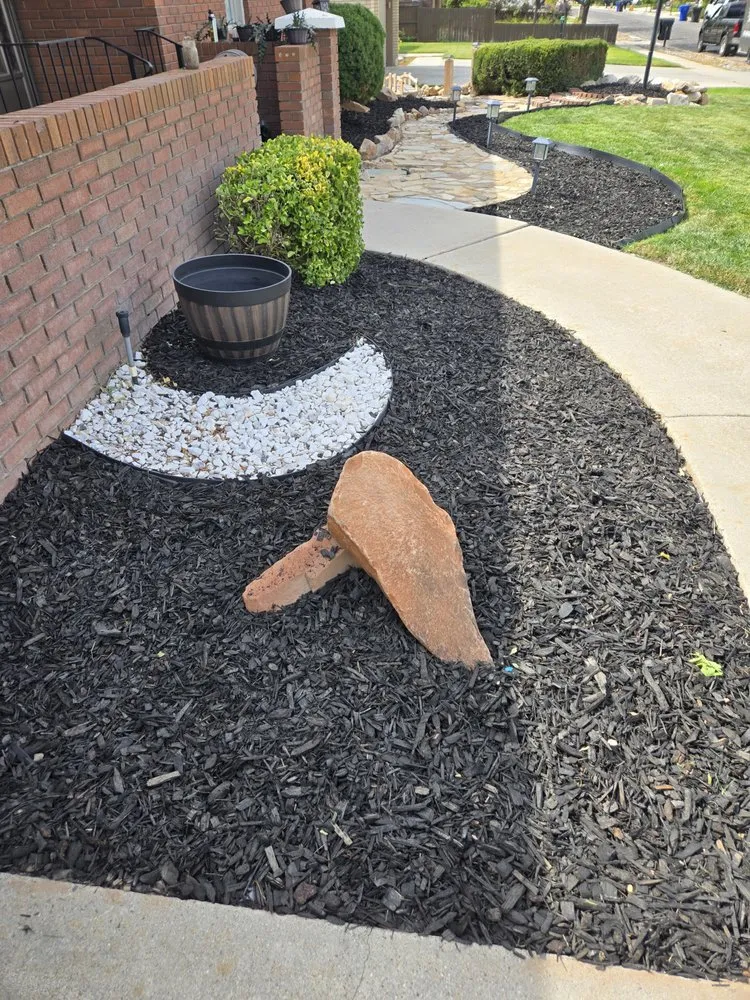 Custom lawn care service in Salt Lake City, UT by Thompson Rock Landscaping