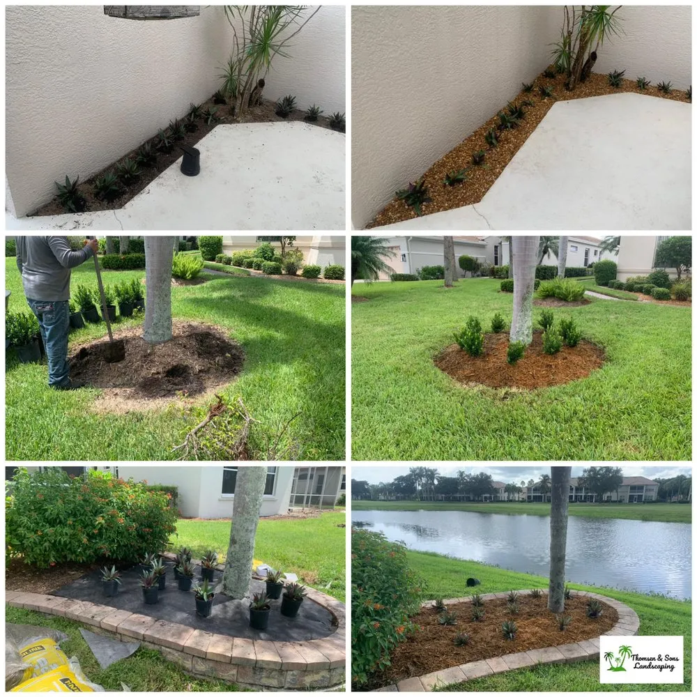 Expert garden landscaping in Bonita Springs, FL - Thomsen & Sons Landscaping