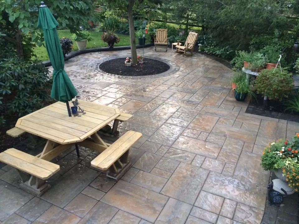 Custom garden landscaping with custom design in Sugarloaf Township, PA by ThorneCare Landscape Solutions