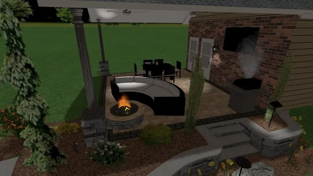 Custom garden landscaping in Sugarloaf Township, PA - ThorneCare Landscape Solutions