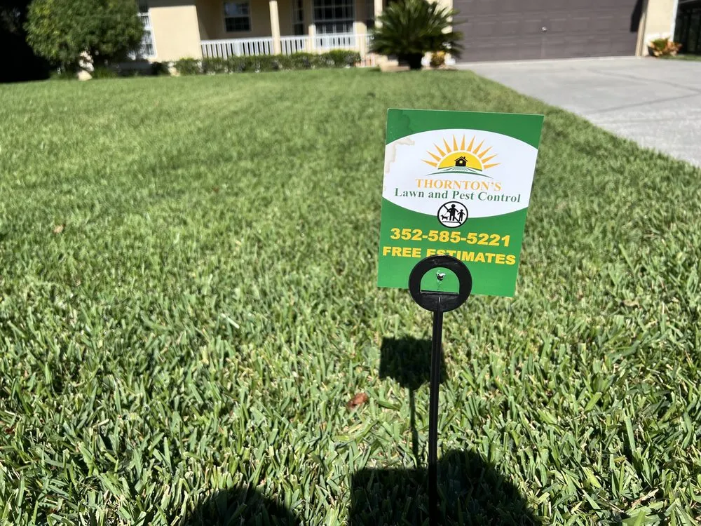 Expert lawn care service with custom design across Hudson, FL - Thornton's Lawn and Pest Control