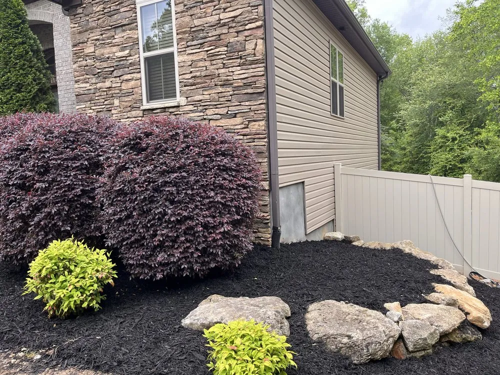 Custom landscape design for homes in Central, SC by Those Guys