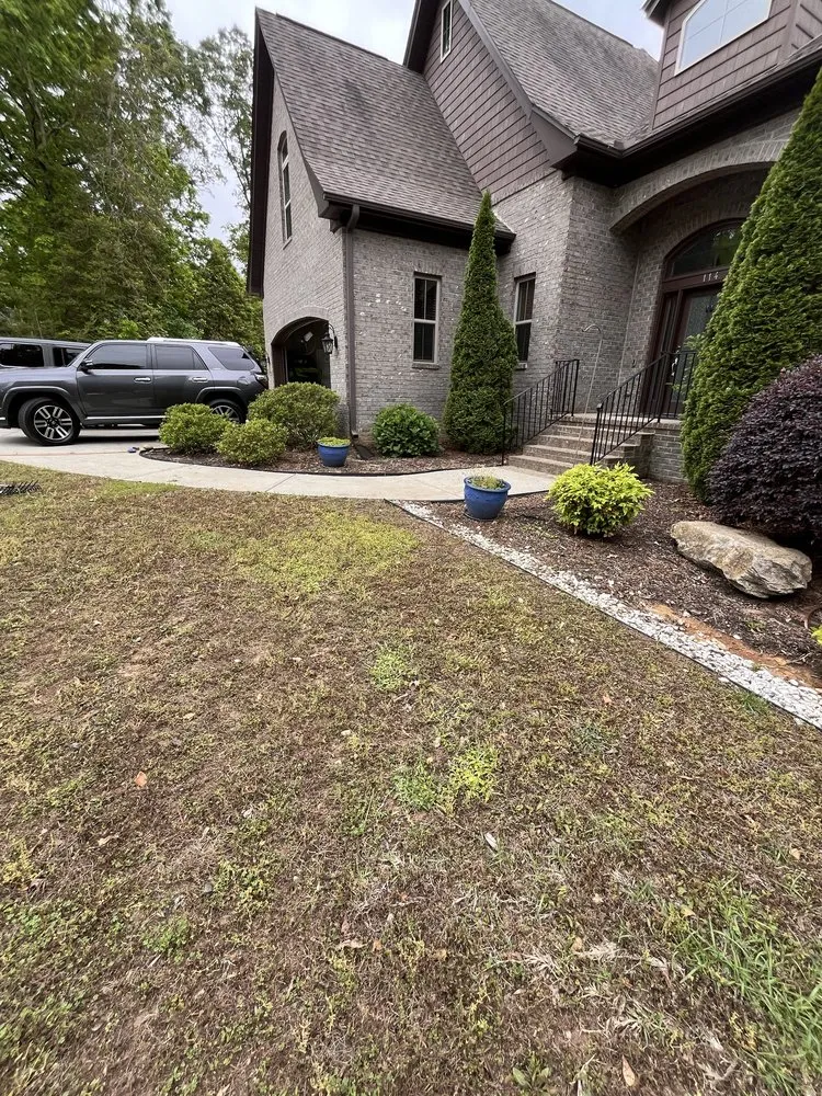 Affordable landscape installation in Central, SC by Those Guys