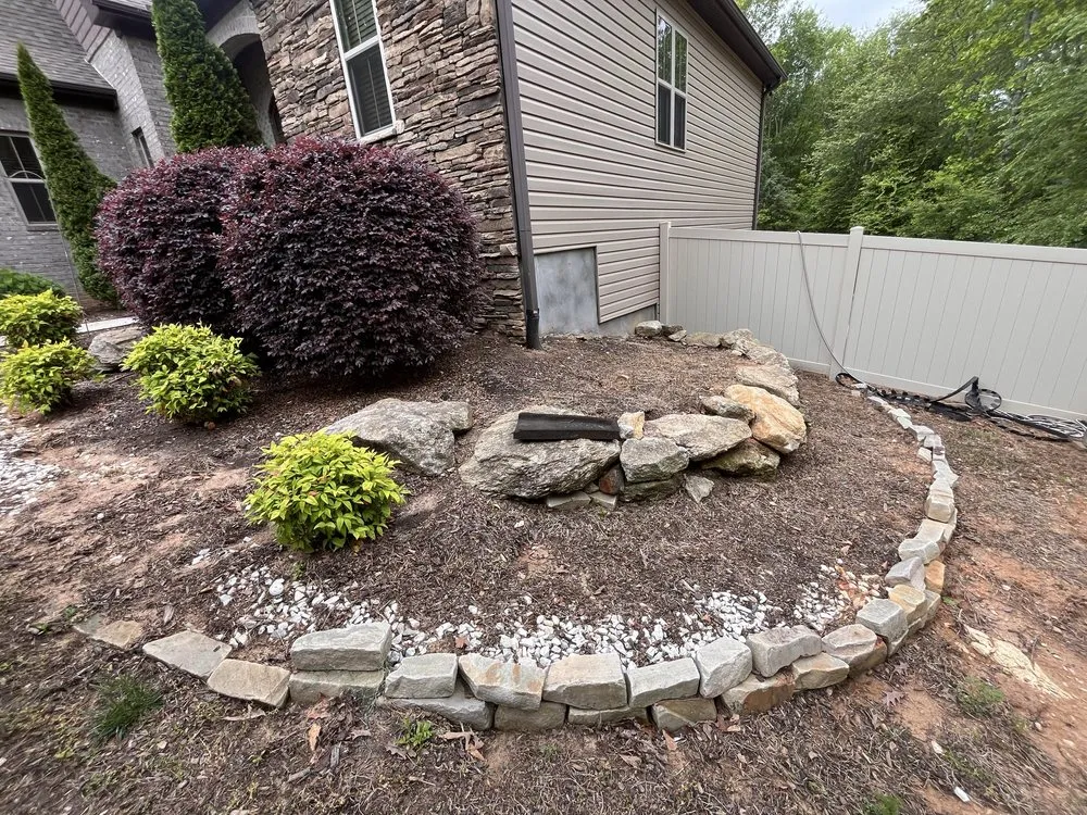 Expert landscape installation in Central, SC by Those Guys