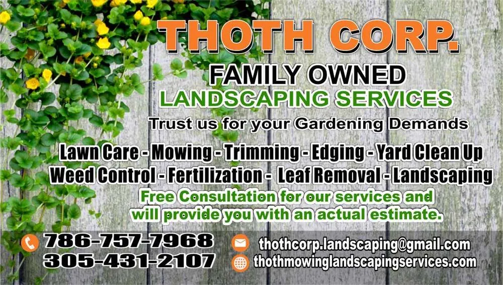 Reliable garden landscaping for beautiful yards in Homestead, FL by Thoth Corp